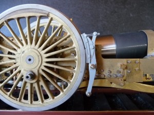 bremse_hinten Die hintere linke Bremse